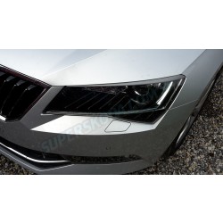 Škoda Superb III - ľavá chrom lišta nárazníku