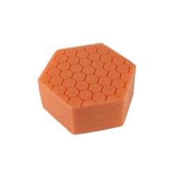 Ručný leštiaci aplikátor Carbon Collective HEX Hand Polishing Pad - Orange