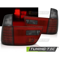 BMW X5 E53 99-06 - zadné LED svetlá červeno dymová