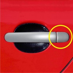 Škoda Octavia I - Kryty kľučiek malé, ABS strieborný, 4x diel bez otvoru