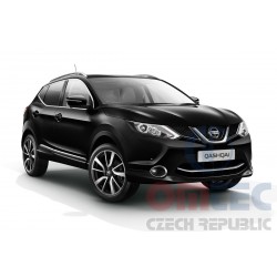 Nissan Qashqai 2014+ - NEREZ chrom lišta predného nárazníka