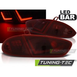SEAT LEON 09-12 - zadné LED svetlá červeno dymová LED BAR