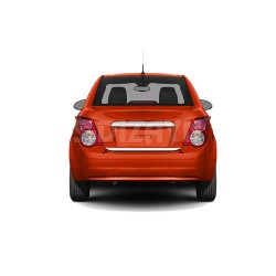 Nerez dekoračná lišta na hranu zadných dverí Chevrolet Aveo T300 Sedan