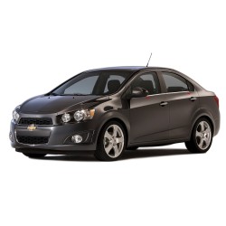 Nerez lišty spodnej hrany okien dverí Chevrolet Aveo T300 Sedan