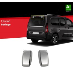 Chrómové kryty pántov otváranie zadných dverí Citroen Berlingo III