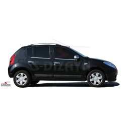 Chrómové kryty zrkadiel Dacia Sandero I