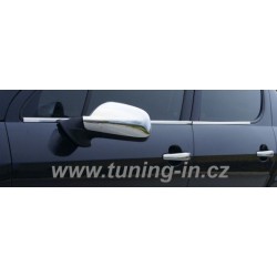 Peugeot 407 - NEREZ chrom lišty bočných okien - OMSA LINE