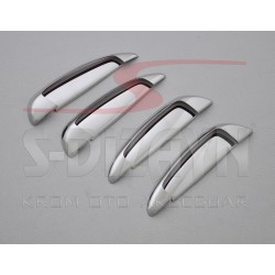 Nerez kryty kľučiek Fiat Linea - 8 ks - sada