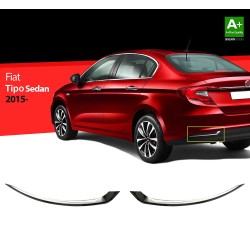 Nerez rámčeky zadných odraziek Fiat Tipo Sedan