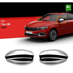 Chrómové kryty zrkadiel Fiat Tipo Hatchback FL