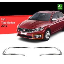 Nerez rámčeky hmlovky Fiat Tipo Sedan