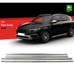 Nerez lišty spodnej hrany okien dverí Fiat Tipo Cross