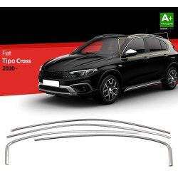 Nerez lišty hornej hrany okien dverí Fiat Tipo Cross