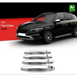 Nerez kryty kľučiek Fiat Tipo Cross - 8 ks