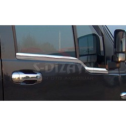 Nerez lišty spodnej hrany okien dverí Ford Transit Connect I