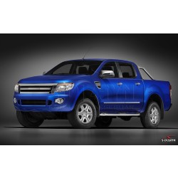 Nerez + ABS lišty dverí Ford Ranger I