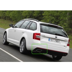 Škoda Octavia III RS - ľavá odrazka nárazníku