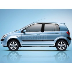 Nerez lišty spodnej hrany okien dverí Hyundai Getz hatback 5.dvř