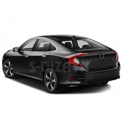 Nerez lišty spodnej hrany okien dverí Honda Civic X Sedan