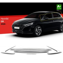 Nerez lišty spodnej hrany okien dverí Hyundai I20 III