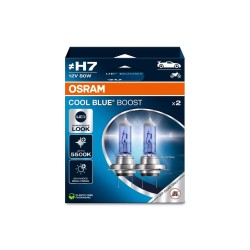 OSRAM COOL BLUE BOOST autožiarovky H7 - Hyper biele svetlo 5500 K, 2 ks v balení