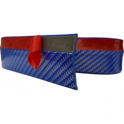 UNI predná / zadná podspoiler carbon modrý 2,5m