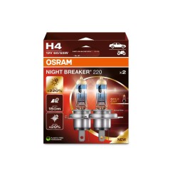 OSRAM NIGHT BREAKER 220 autožiarovky H4 - o 220% viac svetla, 2 ks v balení