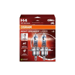 OSRAM NIGHT BREAKER LASER autožiarovky H4 - o 150% viac svetla, 2 ks v balení