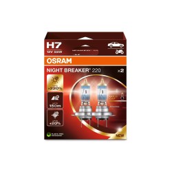 OSRAM NIGHT BREAKER 220 autožiarovky H7 - o 220% viac svetla, 2 ks v balení