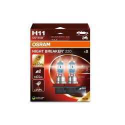 OSRAM NIGHT BREAKER 220 autožiarovky H11 - o 220% viac svetla, 2 ks vbalenie