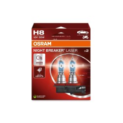 OSRAM NIGHT BREAKER LASER autožiarovky H8 - o 150% viac svetla, 2 ks v balení