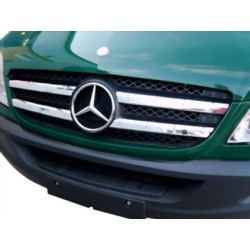 Lišty prednej masky - nerez Mercedes Sprinter