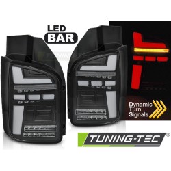 Volkswagen T6 2015-2019 - zadné LED BAR SEQ svetla čierna