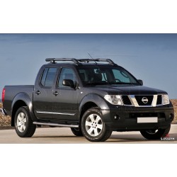 Nerez + ABS lišty dverí Nissan Navara D40