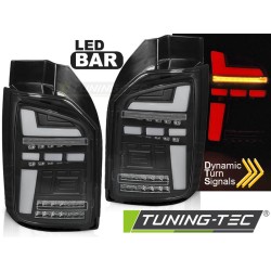 VW T6 15-19 - zadné LED svetlá čierna - OEM