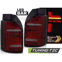 VW T6 15-21 - zadné LED svetlá červené dymové - OEM