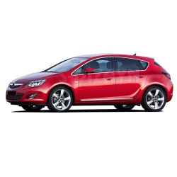 Nerez + ABS lišty dverí Opel Astra J Hatchback