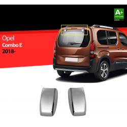 Chrómové kryty pántov otváranie zadných dverí Opel Combo E