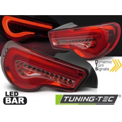 TOYOTA GT86 12-21 - zadné LED BAR svetlá červená SEQ