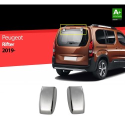 Chrómové kryty pántov otváranie zadných dverí Peugeot Rifter