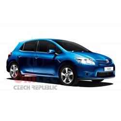 Toyota Auris 2007-2013 - nerez chrom Spodné lišty okien - OMTEC