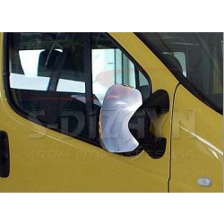 Chrómové kryty zrkadiel Renault Trafic II