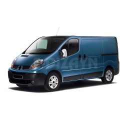Chrómové kryty zrkadiel Renault Trafic II FL
