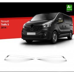 Nerez dekoračné lišty bočných zrkadiel Renault Trafic III