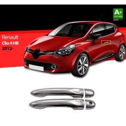 Nerez kryty kľučiek Renault Clio IV - 4 ks - přední
