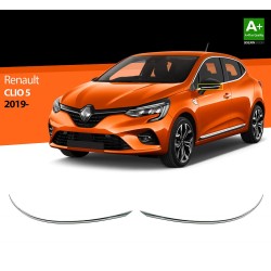 Nerez dekoračné lišty bočných zrkadiel Renault Clio V