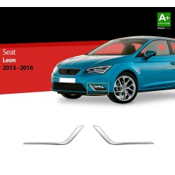 Nerez rámčeky hmlovky Seat Leon 5F