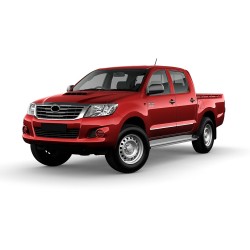 Nerez + ABS lišty dverí Toyota Hilux VII