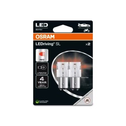 OSRAM LED autožiarovky LEDriving SL P21/5W, červená