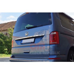 VW T6 - NEREZ chrom lišta nad ŠPZ pre VÝKLOPNÉ DVERE